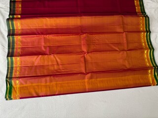 Exquisite and traditional Kancheepuram silk saree
