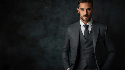Fototapeta premium Portrait of a Confident Businesman