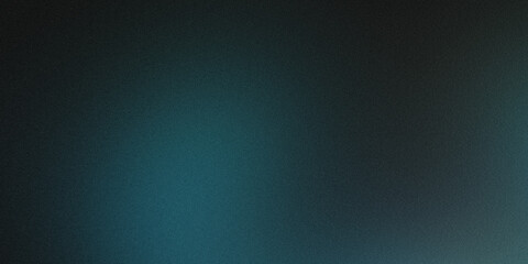 Jade green and black color 4k grainy gradient dark background with noisy texture effect for banner design