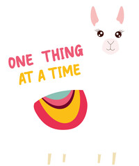 One Thing At A Time Alpaca