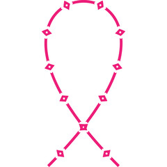 Decorative Wavy Aesthetic Abstract Line Art Elements