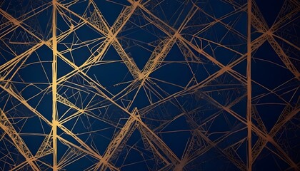 Modern Background with Gold Geometric Patterns for Elegant Invitations and Premium Design