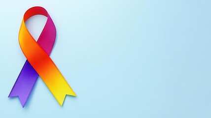 Unity ribbon awareness campaign water color Complementary Color Scheme