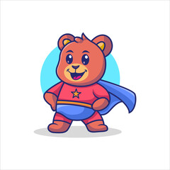 Hero Bear Logo Template