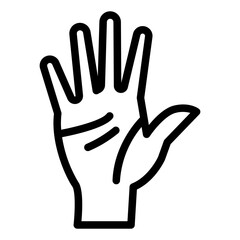hand stop icon