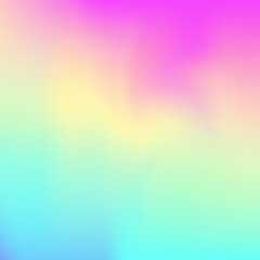 Iridescent Texture. Hipster Flyer. Modern Foil. Blue Pop Gradient. Holographic Background. Neon Minimalist Brochure. Soft Pattern. Abstract Background. Violet Iridescent Texture