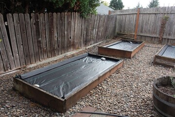 Raised Vegetable Gardens With Weed Barrier