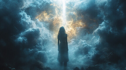 dramatic and mysterious image 