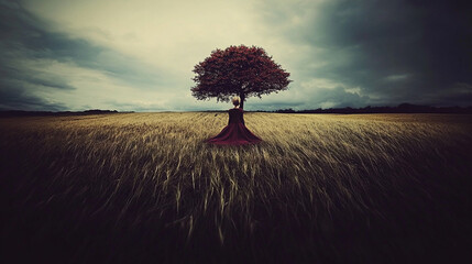 tree in the field