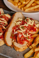 Delicioso Hotdog casero