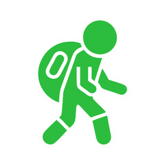 Fototapeta premium Person walking