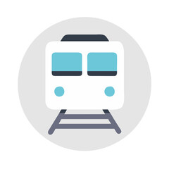 Fototapeta premium Train, icon