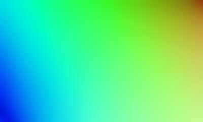 Abstract blurred background image of blue, green colors gradient used as an illustration. Designing posters or advertisements.