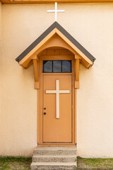 Fototapeta premium Side door to a small church.