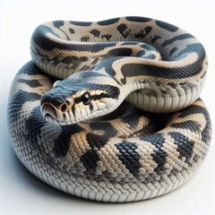 Obraz premium snake on white background