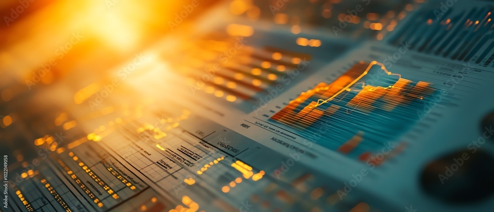 Aufkleber a closeup of data visualization in sustainability analytics, highlighting esg reporting tools for gr