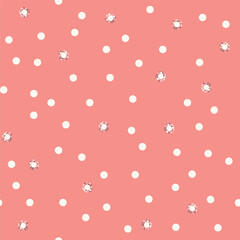 Shiny rhinestone surface pattern design. Polka dot with gems, sparkling diamonds vector illustration. Glittering crystals seamless background. Jewel imitation wallpaper