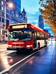 Bus for public transportation in an urban setting (14)