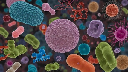 3d rendered illustration of a bacteria