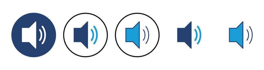 Speaker icon vector. volume icon vector. loudspeaker icon vector. sound symbol