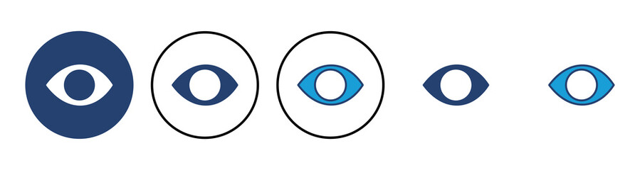 Eye icon vector. Eye vector icon. Look and Vision icon.