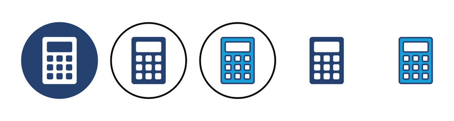 Calculator icon vector. Accounting calculator icon. calculator vector