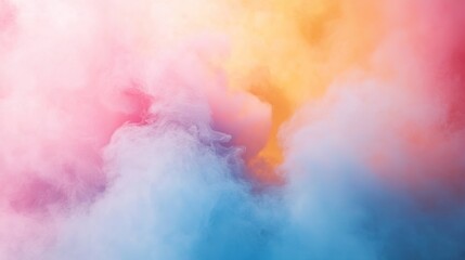 Naklejka premium Colorful Smoke Abstract Background for Creative Use