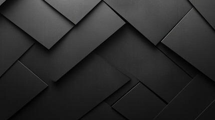 Abstract Geometric Black Texture Background