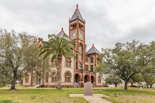 The DeWitt County Courthouse in Cuero, Texas.