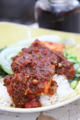 beef steak with vegetables