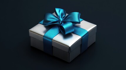 Obraz premium Gift box for holiday closeup view