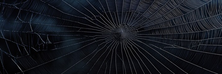 Spider web. Halloween decoration element.