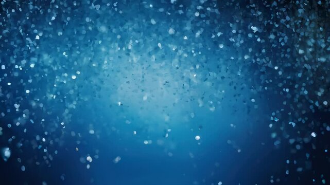 Abstract background with blue confetti