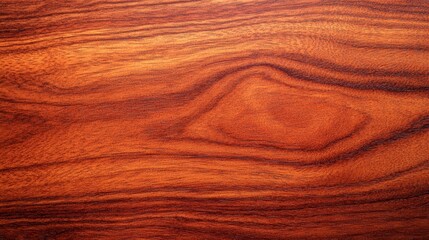 Naklejka premium Close-Up of Rich Mahogany Wood Grain