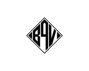 BQV Logo design vector template. BQV