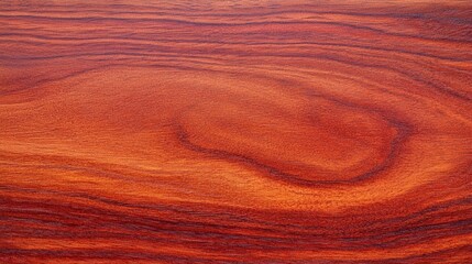 Naklejka premium Rich Mahogany Wood Grain Close-Up Texture