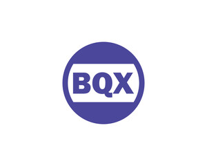BQX logo design vector template. BQX