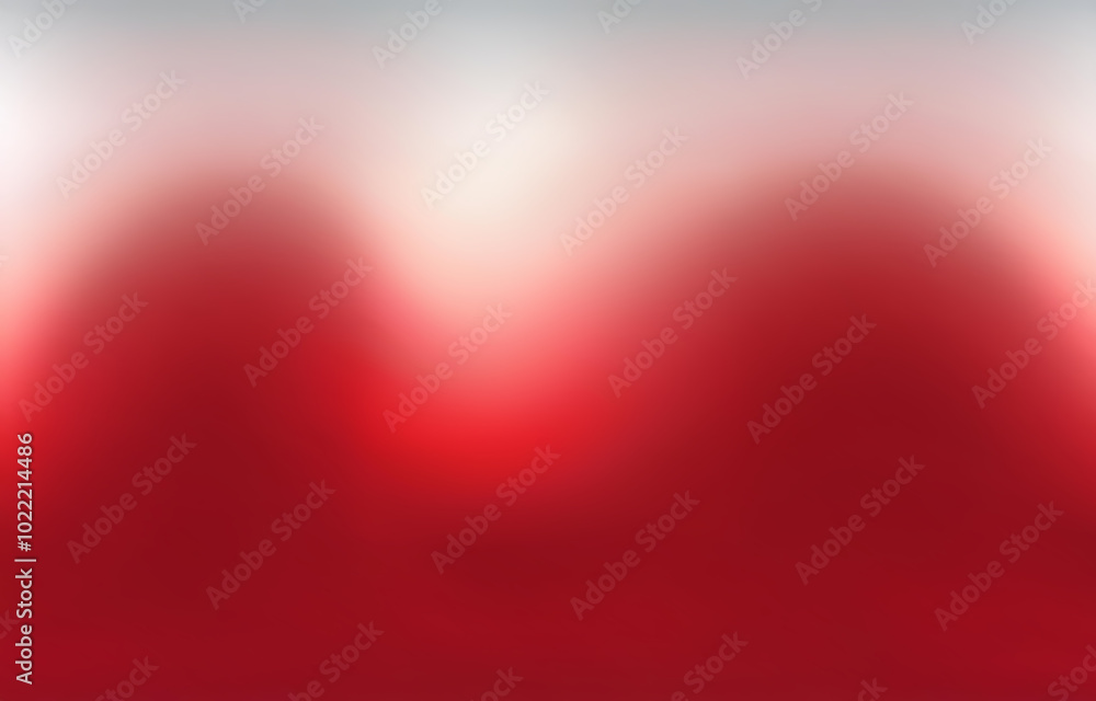 Poster a blurred background with a light grey top transitioning into a solid dark red at the bottom.