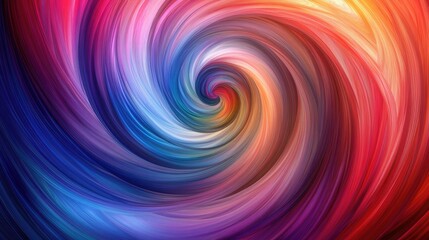 Obraz premium Abstract Swirling Pattern of Vibrant Colors