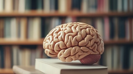 Creative Illustration Depicting the Shift Between PhD Studies and Personal Life, Highlighting the Brain Concept, Emphasizing the Balance Between Academic Pursuits and Everyday Experiences