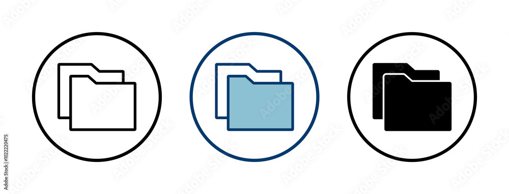 Poster folder icon vector isolated on white background. folder and documents icon. icon archive