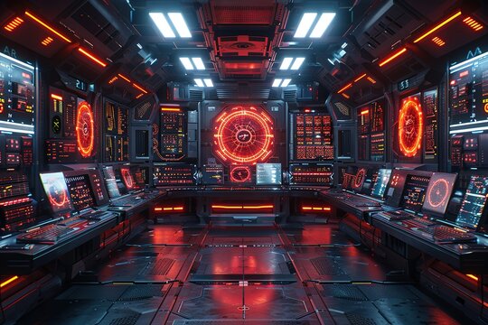 futuristic cybersecurity lab ai real-time cyber threats space free v text job id technology blue