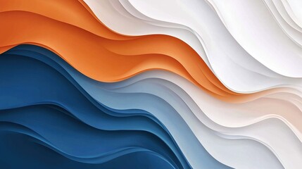 Obraz premium Abstract Wave Patterns in Bold Colors