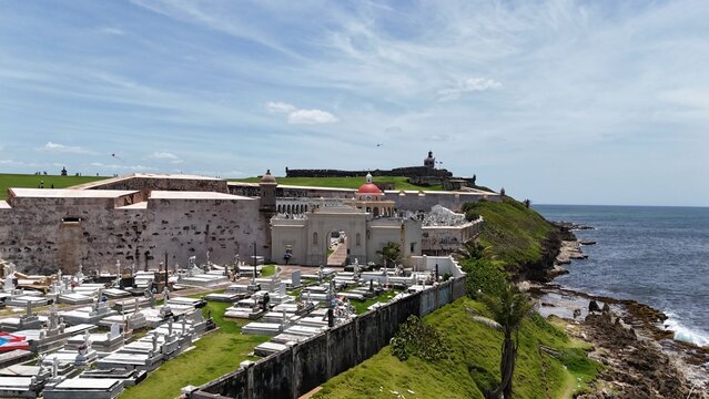 The Old San Juan Cemetery in San Juan, Puerto Rico, 