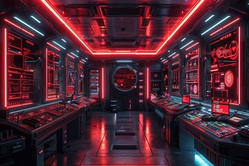 futuristic virtual marketplace users digital assets nfts space environment free v technology text