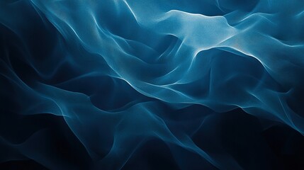 Obraz premium Soft Blue Waves Abstract Background