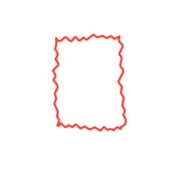 red wave frame