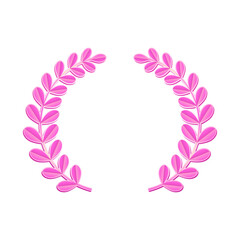 Premium Elegant Wreathes illustration on a white