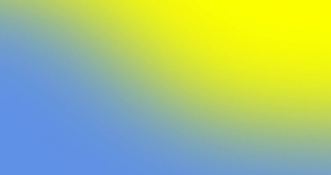 Abstract color blue yellow  combination blurred smooth mesh gradient soft color animation wavy for background