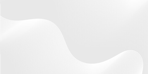 A smooth, light gray, abstract design with flowing curves.